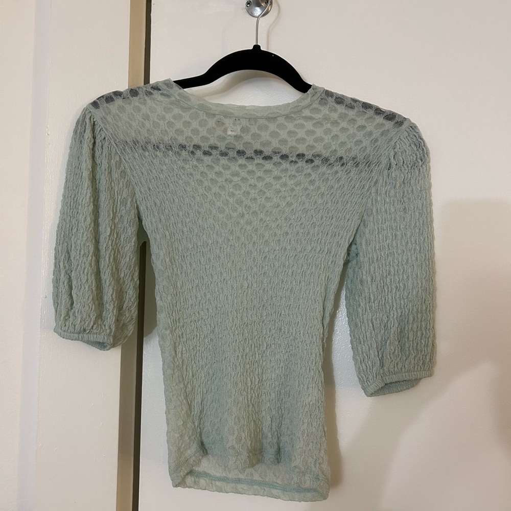 NEVER WORN sheer top shop blouse